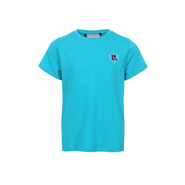 Looxs Revolution T-shirt aqua blue katoen/modal voor meisjes in de kleur 2511-5431-124 large