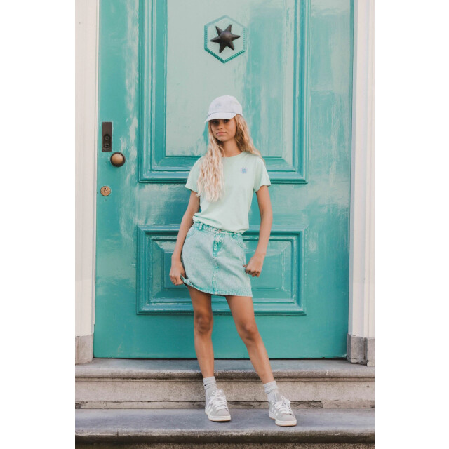 Looxs Revolution T-shirt pastel lime modal/katoen voor meisjes in de kleur 2511-5414-352 large