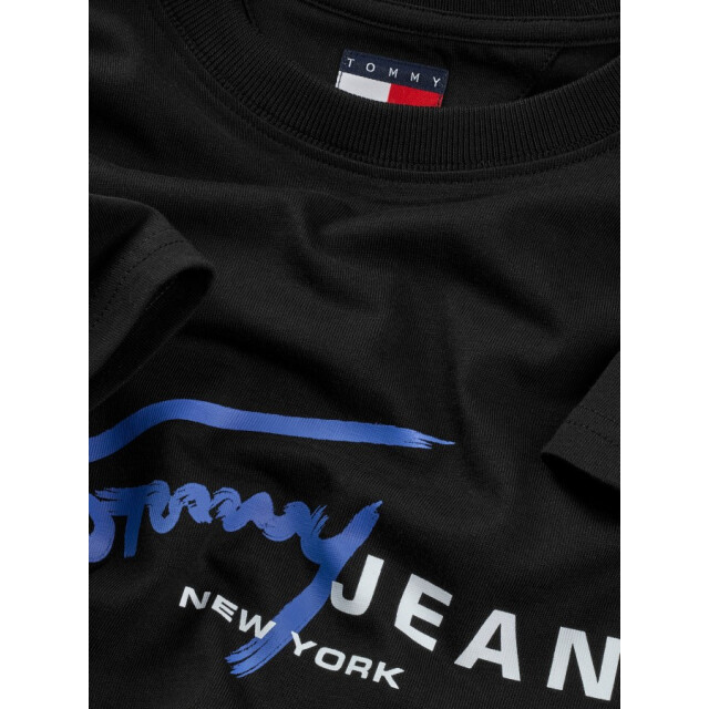Tommy Hilfiger Dm0dm20817 bds sign dna tee - black t-shirt BDS Black/DM0DM20817 Sign DNA Tee large