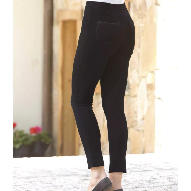 Atlas for Women Broek met elastische taille voor dames UTAF690_black large