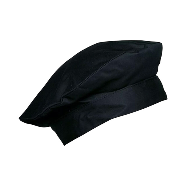 Karlowsky Luka effen koksmuts van katoen UTLT3311_black large