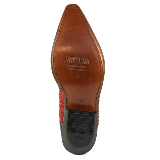 Mayura Boots Cowboy laarzen mannen rock-2500-box negro/piton rojo ROCK-2500-BOX NEGRO/PITON ROJO large
