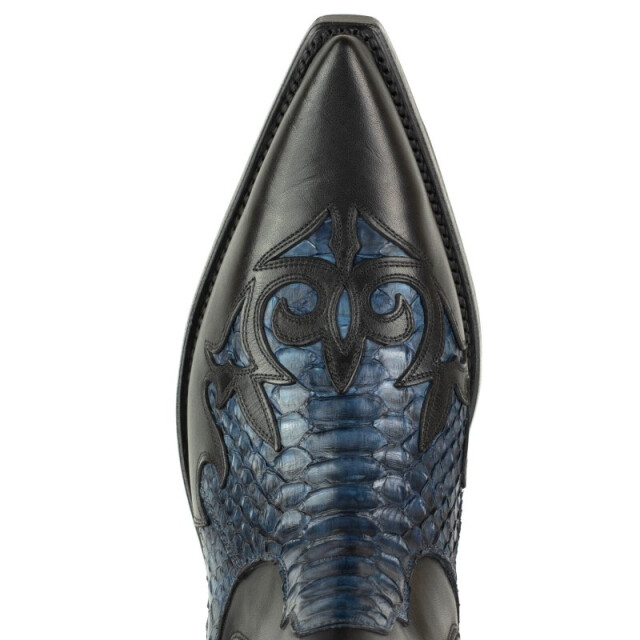 Mayura Boots Cowboy laarzen rock-2500-box negro/piton azul ROCK-2500-BOX NEGRO/PITON AZUL large