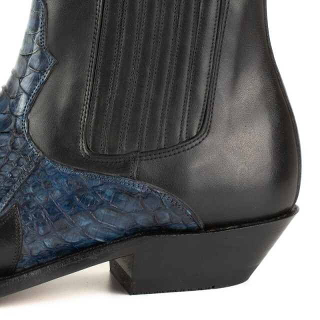 Mayura Boots Cowboy laarzen rock-2500-box negro/piton azul ROCK-2500-BOX NEGRO/PITON AZUL large