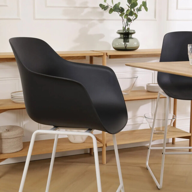 Nolon Nino-puk barkruk wit onderstel 65 cm set van 2 2835430 large