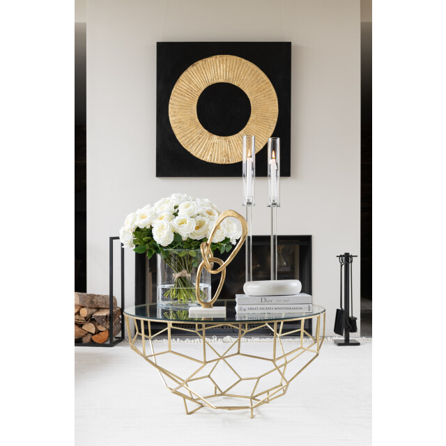 J-Line kaarshouder moira glas small 12x12x80cm 3065689 large