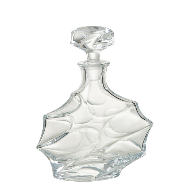 J-Line D- karaf michigan glas 20x11x25.5cm 3008650 large