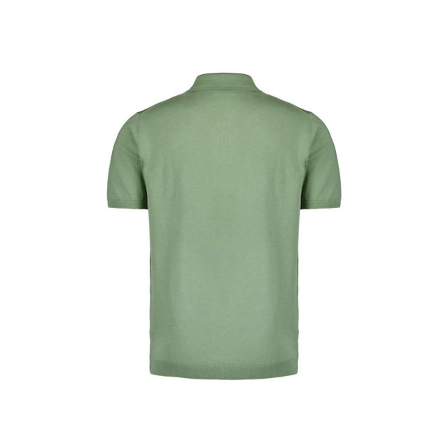 No Excess Pullover short sleeve polo zip soli green 27210352-050 large