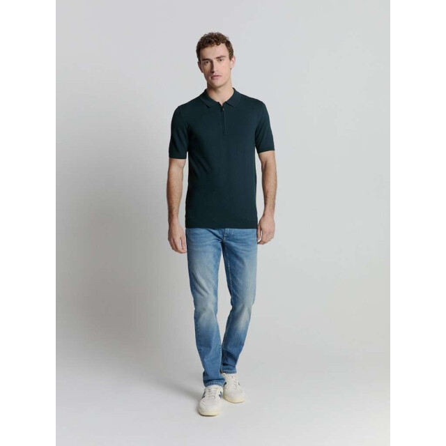 No Excess Pullover short sleeve polo zip soli night 27210352-078 large