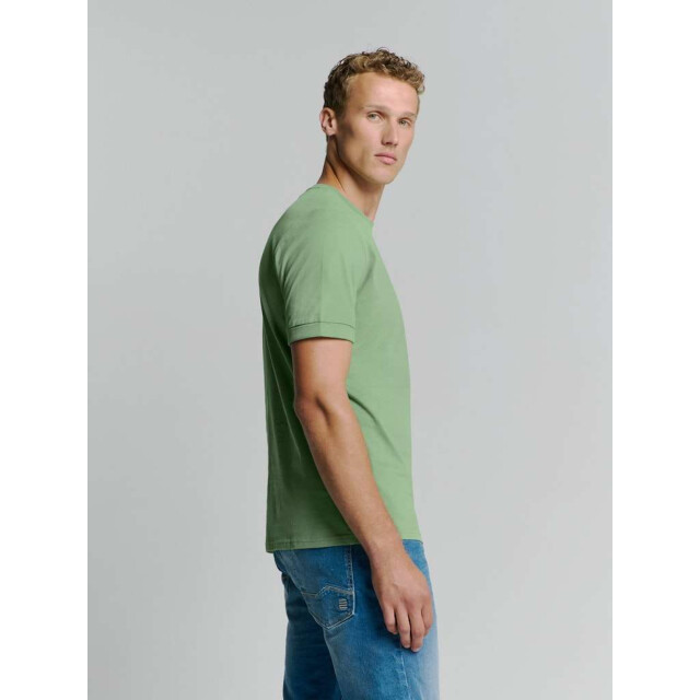 No Excess T-shirt crewneck peached green 27360375-050 large