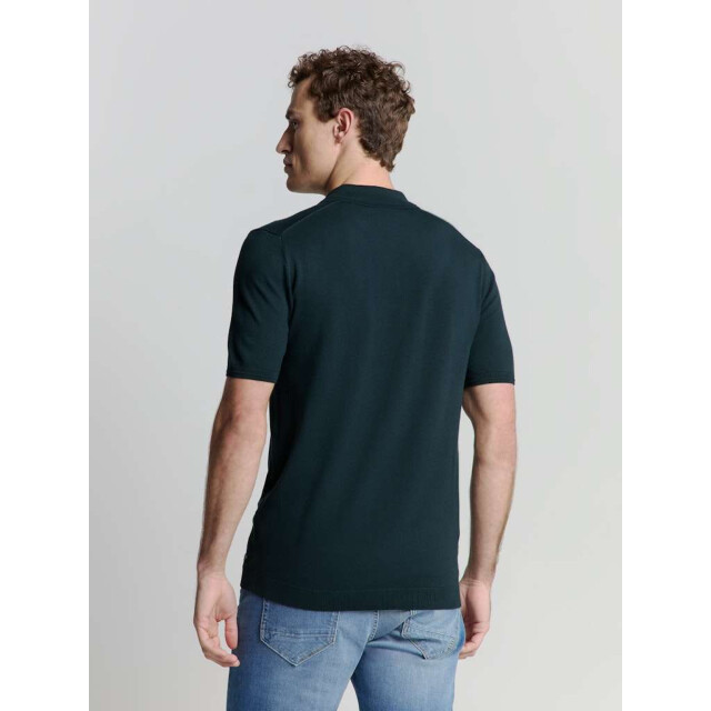 No Excess Pullover short sleeve polo zip soli night 27210352-078 large