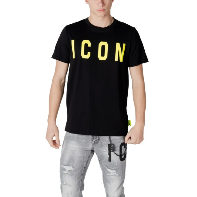 Icon denim T-shirt heren Icon T-shirt Heren large