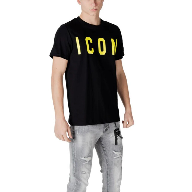 Icon denim T-shirt heren Icon T-shirt Heren large