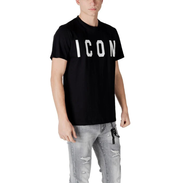 Icon denim T-shirt heren Icon T-shirt Heren large