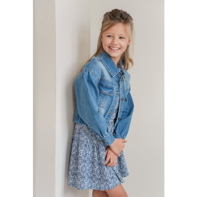 Like Flo Zomer spijkerjasje meisjes denim dina F501-5316-181 large