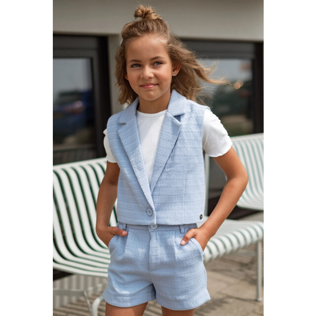 Like Flo Zomer gilet meisjes - tweed demi F501-5314-131 large