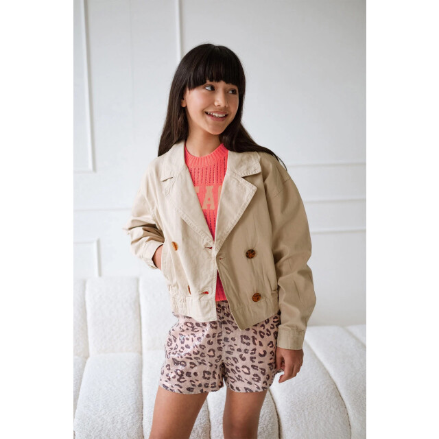 Like Flo Zomer trenchcoat jas meisjes teens - cropped akon F502-3220-011 large