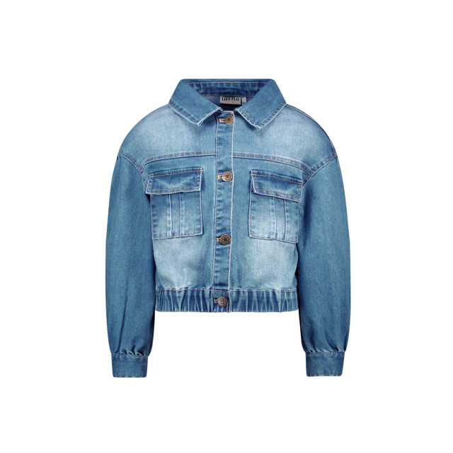 Like Flo Zomer spijkerjasje meisjes denim dina F501-5316-181 large