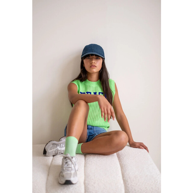 Like Flo Zomer spencer meisjes teens mint gebreid diana F502-3310-327 large