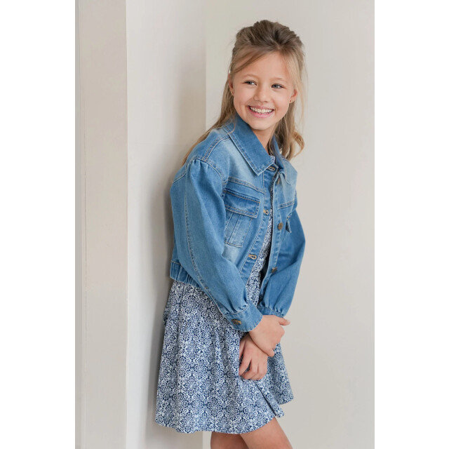 Like Flo Zomer spijkerjasje meisjes denim dina F501-5316-181 large