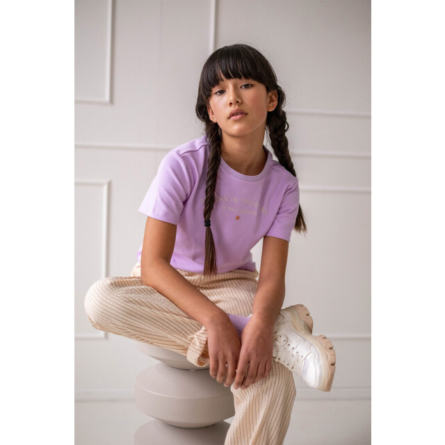 Like Flo Zomer cargo broek meisjes teens creme, gestreept fever F502-3610-035 large