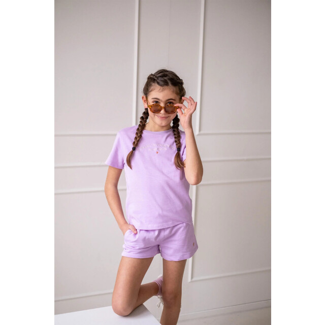 Like Flo Zomer sweat short meisjes teens - palm fibo F502-3608-600 large
