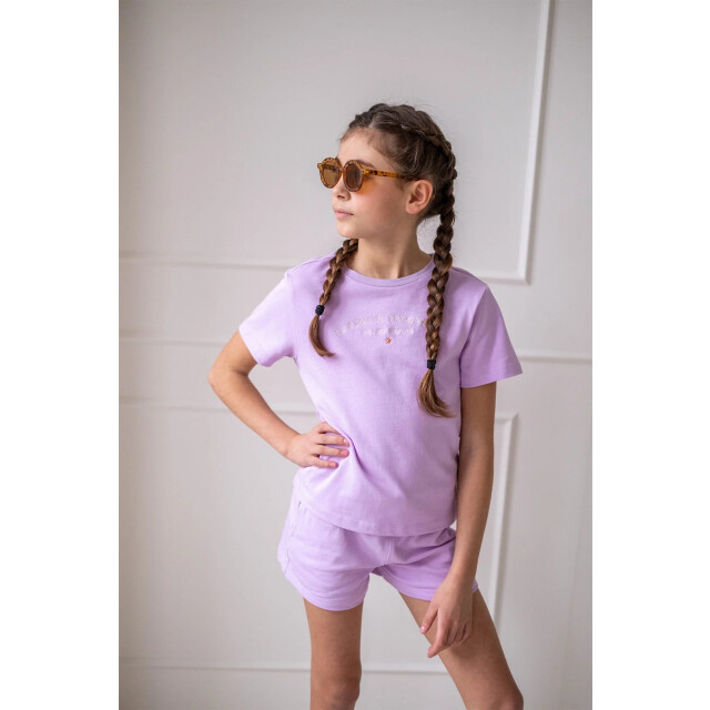 Like Flo Zomer sweat short meisjes teens - palm fibo F502-3608-600 large