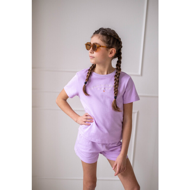 Like Flo Zomer sweat short meisjes teens - palm fibo F502-3608-600 large