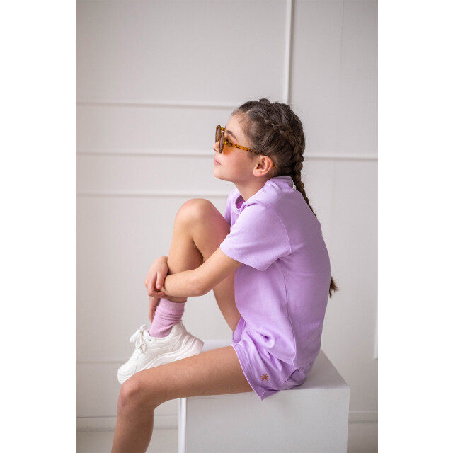 Like Flo Zomer sweat short meisjes teens - palm fibo F502-3608-600 large