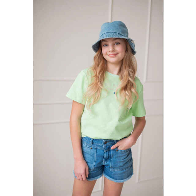 Like Flo Zomer jeans short meisjes teens denim femm F502-3607-181 large