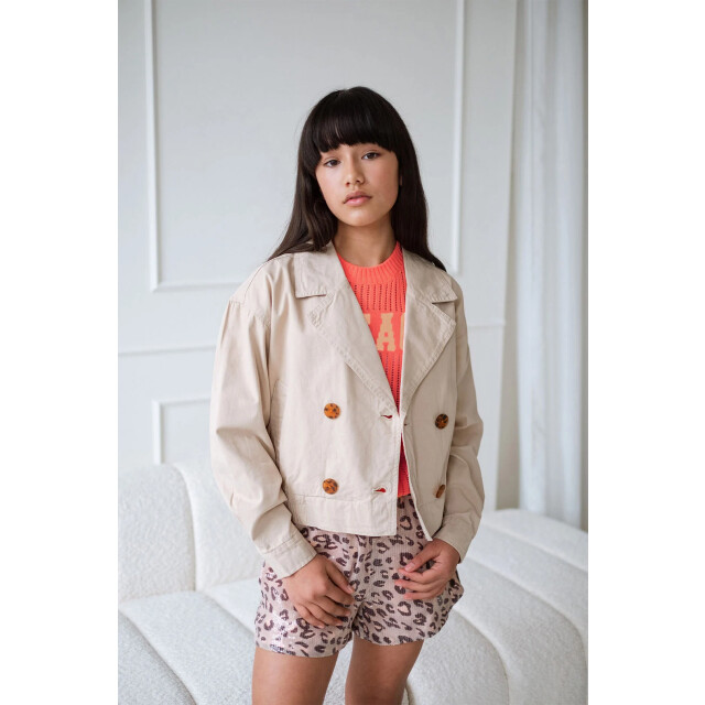 Like Flo Zomer short meisjes teens panter ikat fayette F502-3602-938 large