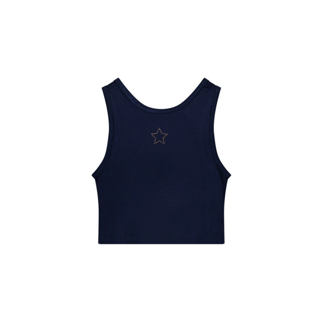 Like Flo Zomer tanktop meisjes teens navy embroiderie essie F502-3402-190 large