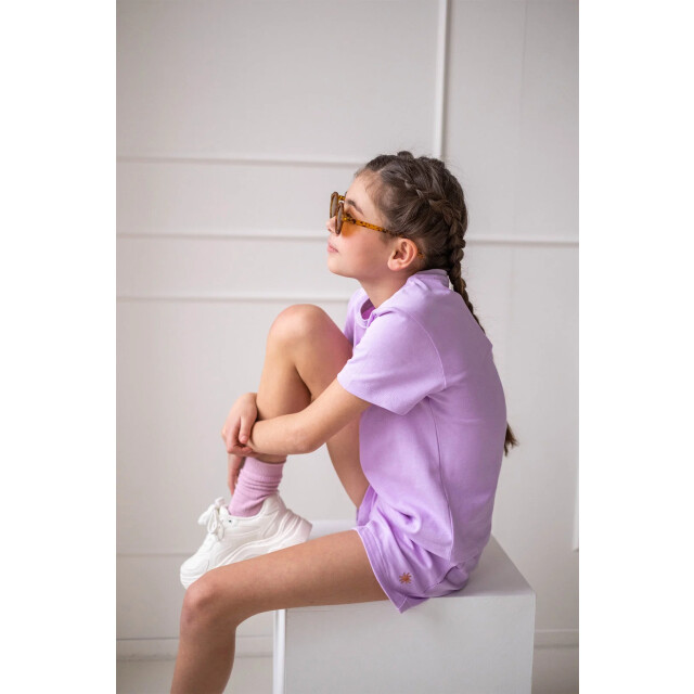 Like Flo Zomer sweat short meisjes teens - palm fibo F502-3608-600 large