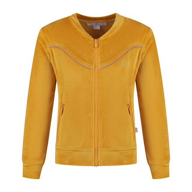 MAYCE Zomer vest meisjes oker velvet MY502-5301-550 large