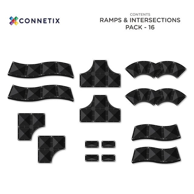 Connetix Ramps & intersections 16 stuks CT-O-00016-RI large