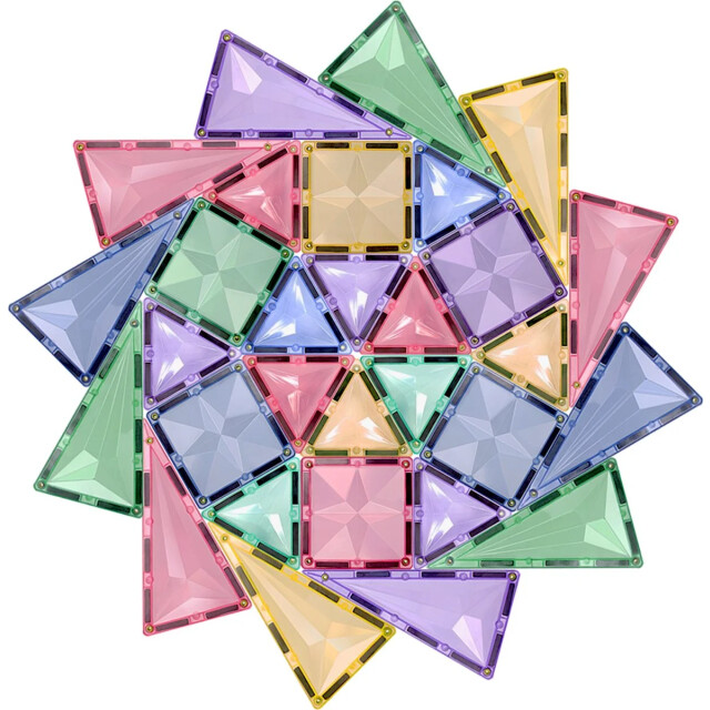Coblo Magnetische bouwstenen pastel 100 delig COBLO100-P large