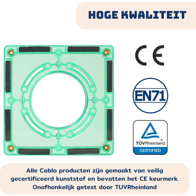 Coblo Magnetische knikkerbaan uitbereidingsset classic 35 delig 8719327594391 large