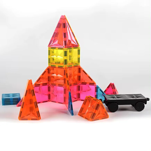 MNTL Fluorescent beach magneet speelgoed 102 stuks MNTL-T20 large