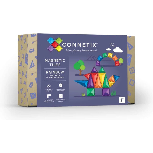 Connetix Rainbow mini pack 24 stuks 0850036293231 large