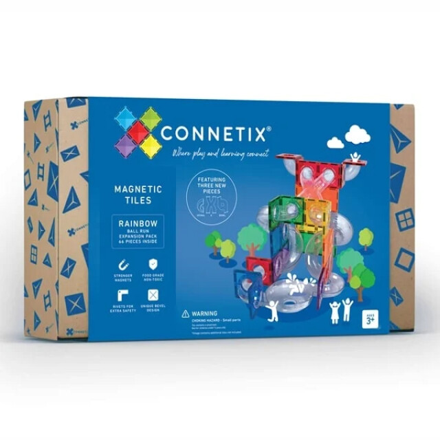 Connetix 66 pc ball run expansion pack CON-EU-66BR large
