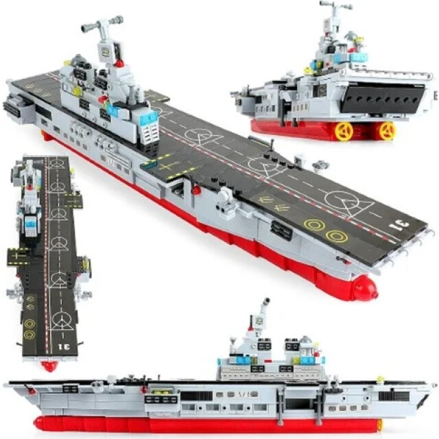 LX Landing helicopter dock bouwset 6 in 1 set 1192 delig 8946004117721 large