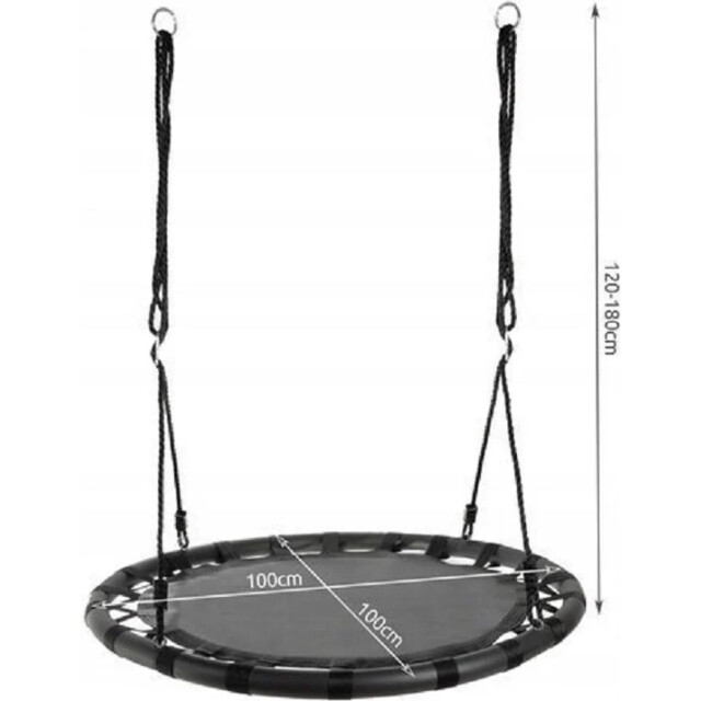 Iso Trade Nestschommel slingerschommel 100 cm - 5902802919069 large