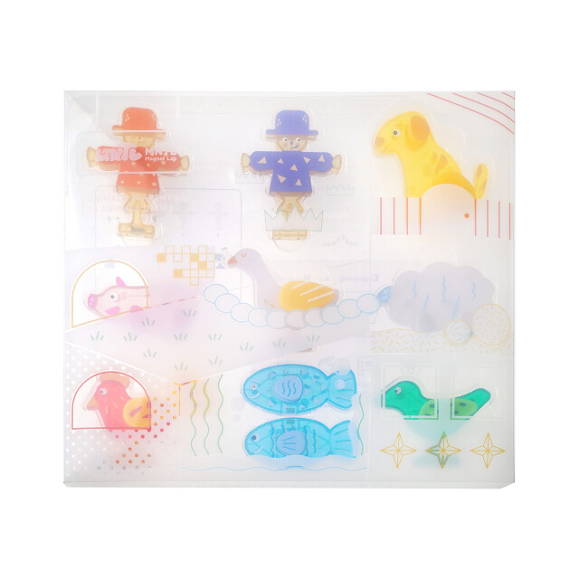 MNTL Magnetische dierfiguren set 10 stuks MNTL-MA01 large