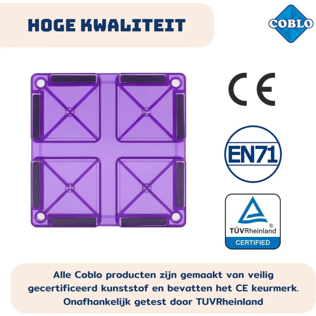 Coblo Classic magnetisch racebaan 70 stuks COBLO70-R large
