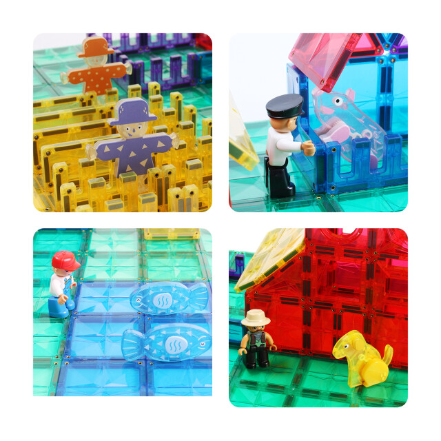 MNTL Magnetische dierfiguren set 10 stuks MNTL-MA01 large