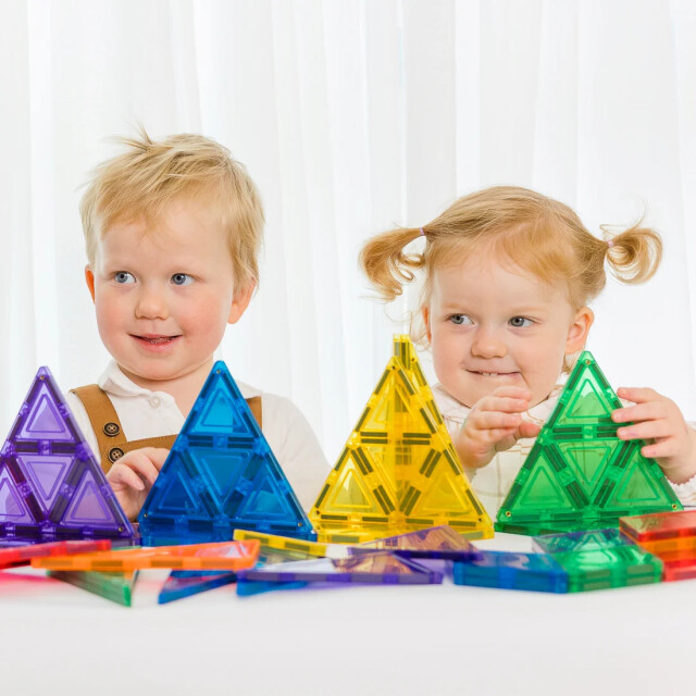 Learn and Grow Toys Learn and grow magnetische tegels geometrisch 36 delig MT-36PC-GEO-S large