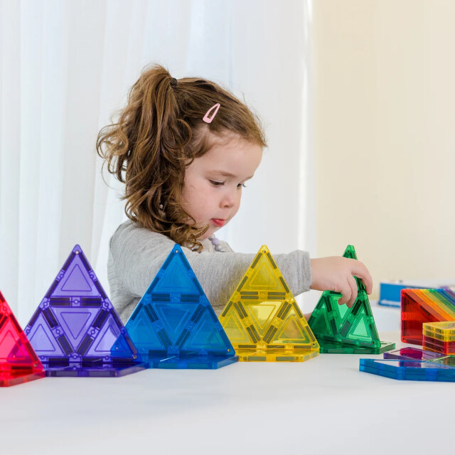 Learn and Grow Toys Learn and grow magnetische tegels geometrisch 36 delig MT-36PC-GEO-S large