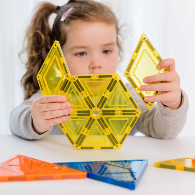 Learn and Grow Toys Learn and grow magnetische tegels geometrisch 36 delig MT-36PC-GEO-S large