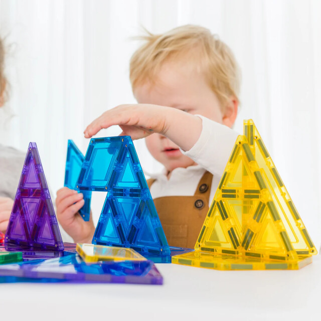 Learn and Grow Toys Learn and grow magnetische tegels geometrisch 36 delig MT-36PC-GEO-S large