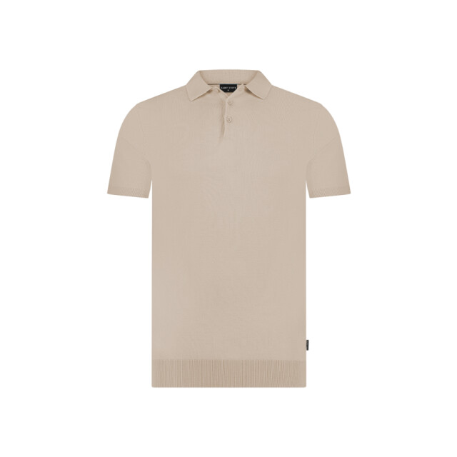 Saint Steve Chris 19481 20007 sand heren gebreide polo 20007 Sand/CHRIS 19481 large
